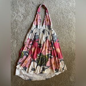 Tibi Halter summer dress floral